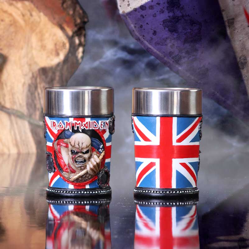 Iron Maiden Eddie The Trooper Shot Glass 7cm | Nemesis Now