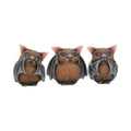 Three Wise Bats Figurine Set 8.5cm | Nemesis Now