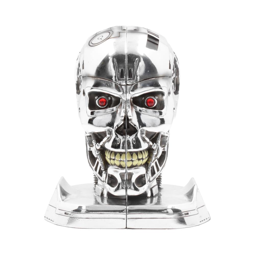 Terminator 2 T-800 Head Bookends 18.5cm | Officially Licensed