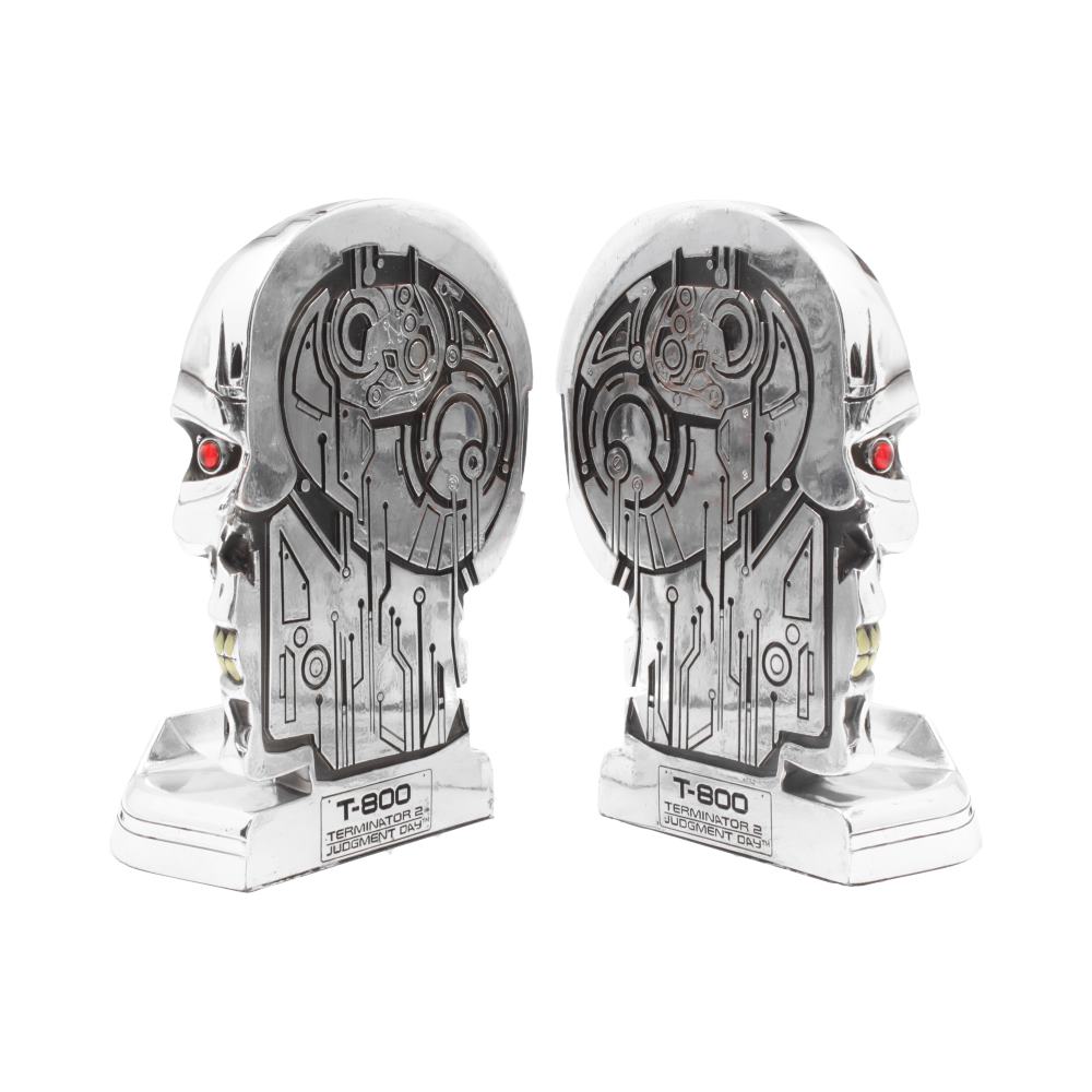 Terminator 2 T-800 Head Bookends 18.5cm | Officially Licensed