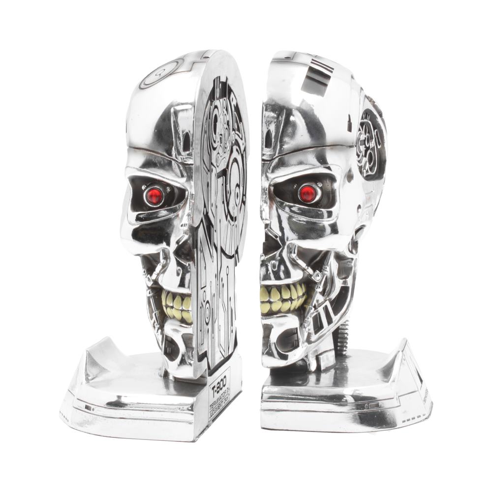 Terminator 2 T-800 Head Bookends 18.5cm | Officially Licensed