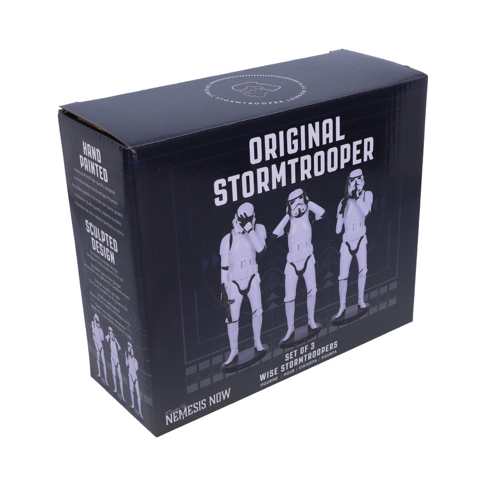 Stormtrooper Three Wise Figurine Set of 3, 14cm | Nemesis Now