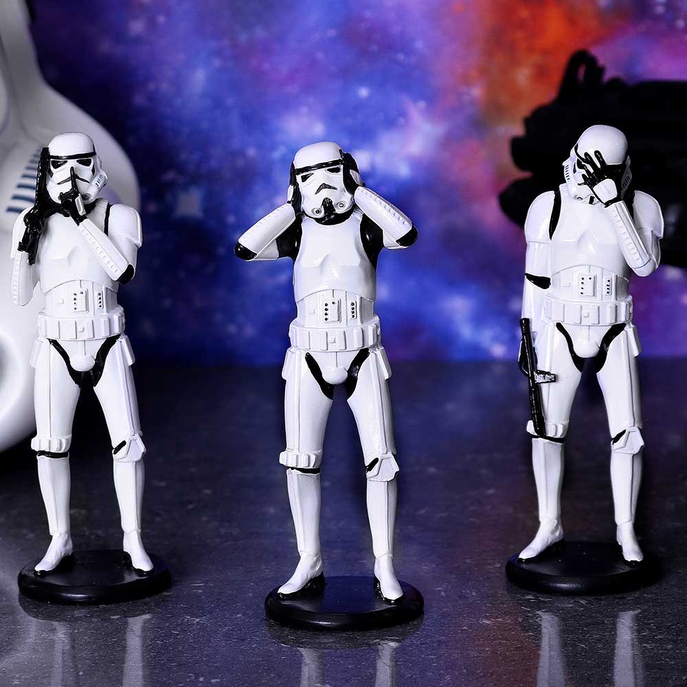 Stormtrooper Three Wise Figurine Set of 3, 14cm | Nemesis Now