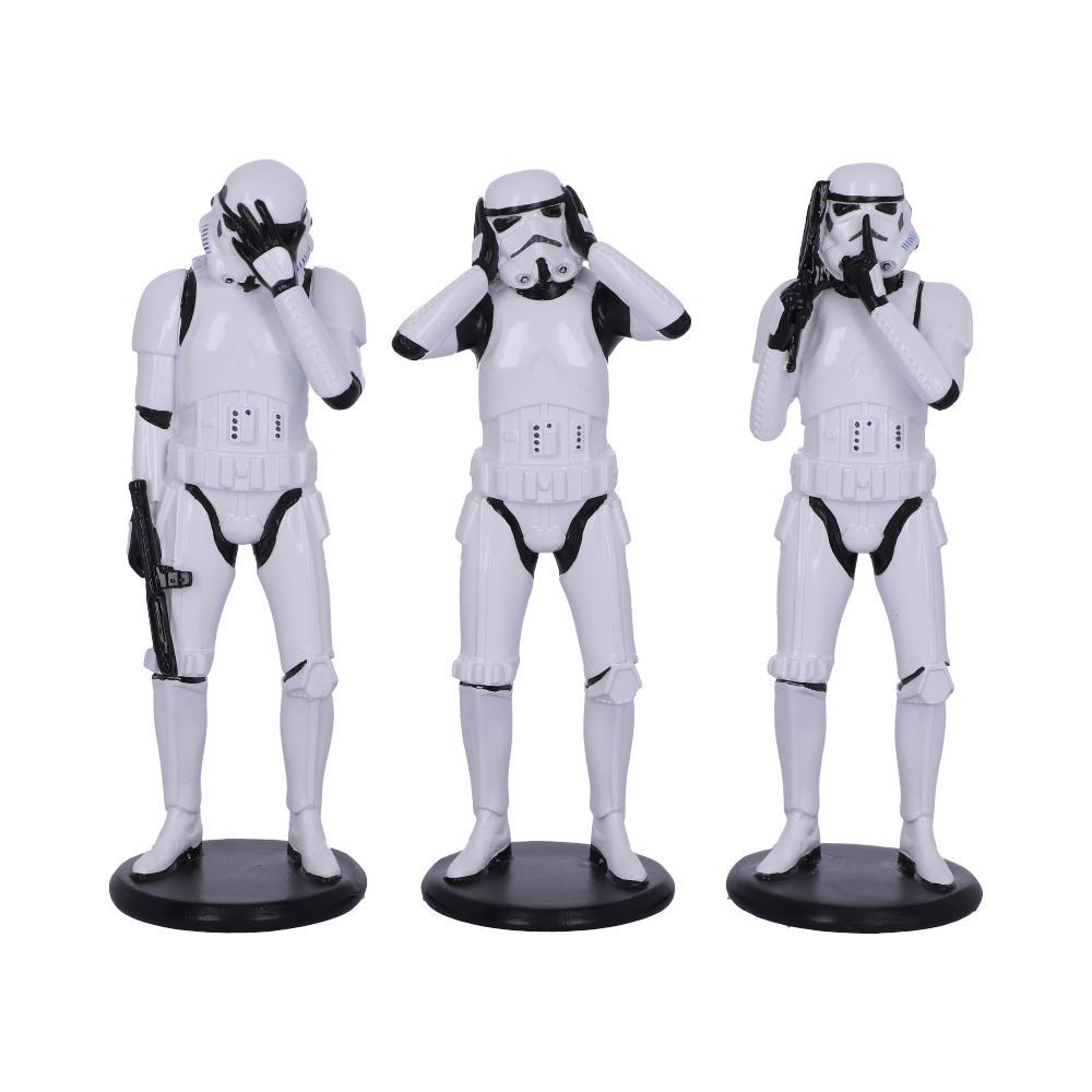 Stormtrooper Three Wise Figurine Set of 3, 14cm | Nemesis Now