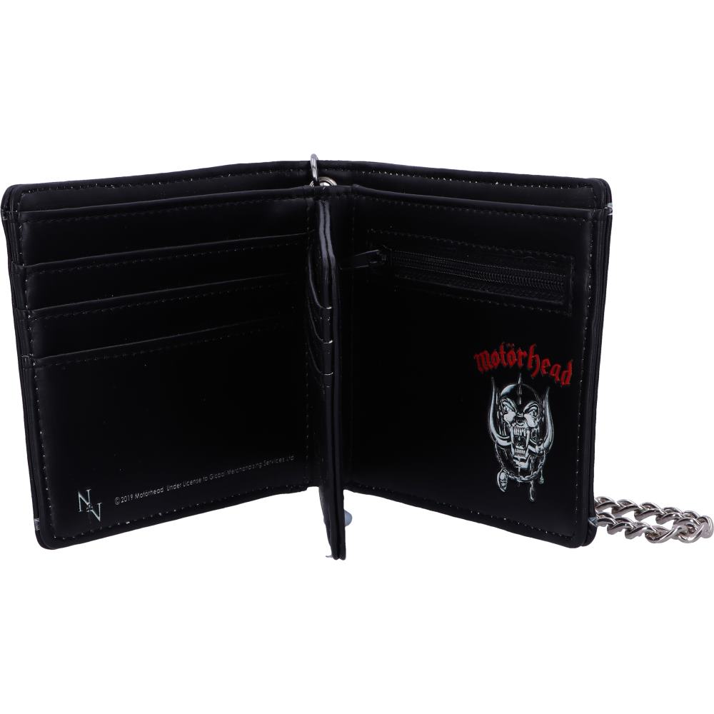 Motörhead Warpig Embossed Chain Wallet – Black