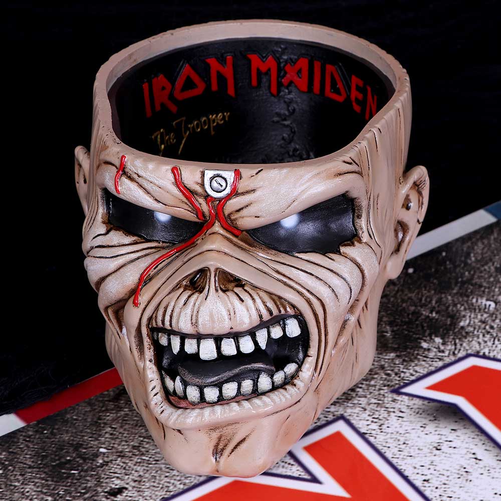 Iron Maiden Eddie The Trooper Head Trinket Box 18cm | Nemesis Now