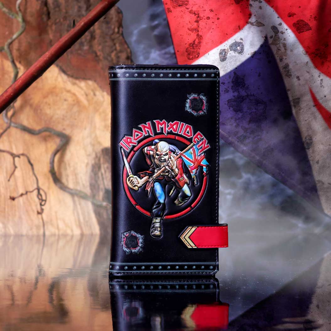 Iron Maiden Eddie The Trooper Embossed Purse | Nemesis Now