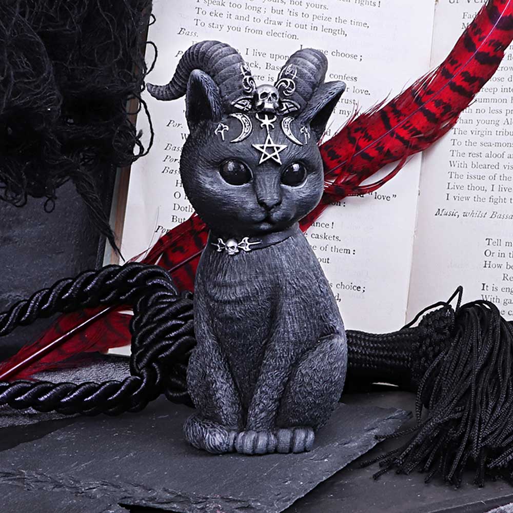 Pawzuph Horned Occult Cat Figurine 11cm – Nemesis Now Cult Cuties