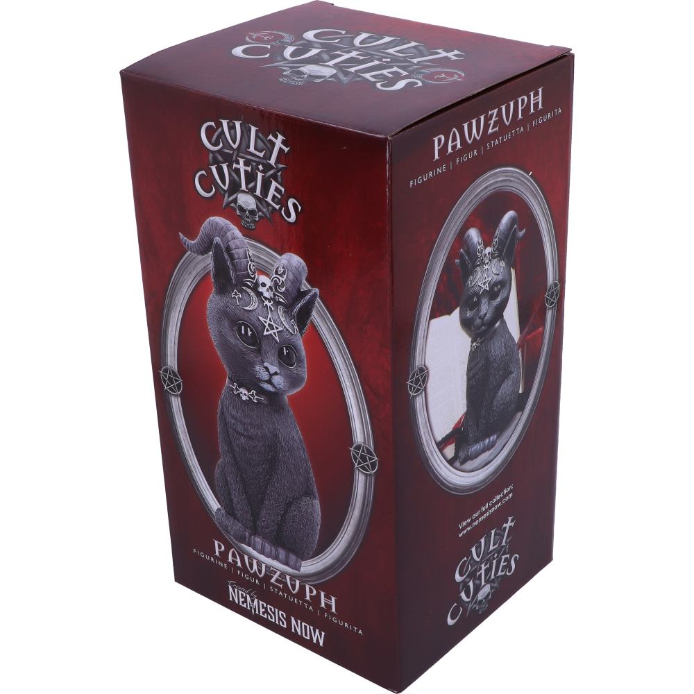 Cult Cuties Pawzuph Horned Cat Figurine – Large 26.5cm