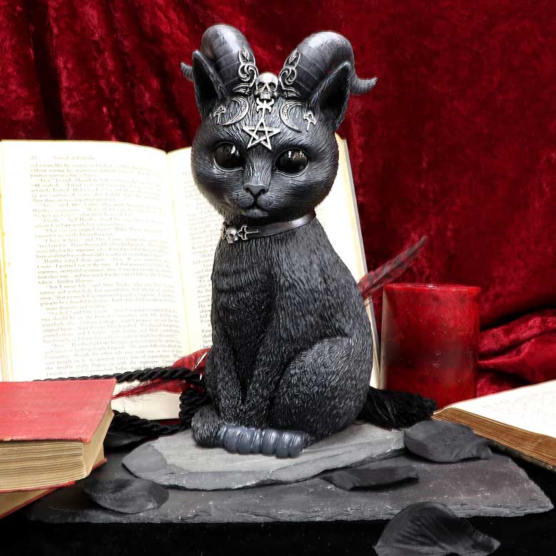 Cult Cuties Pawzuph Horned Cat Figurine – Large 26.5cm