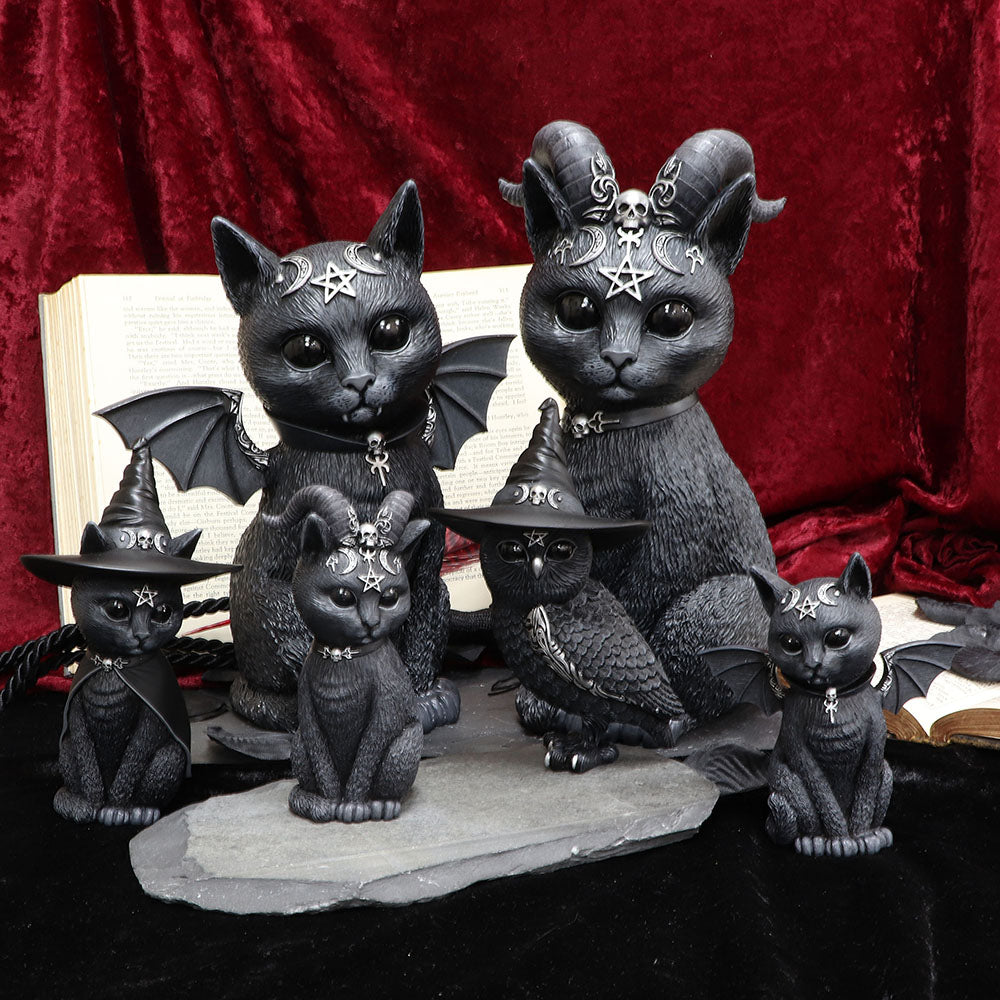 Cult Cuties Pawzuph Horned Cat Figurine – Large 26.5cm