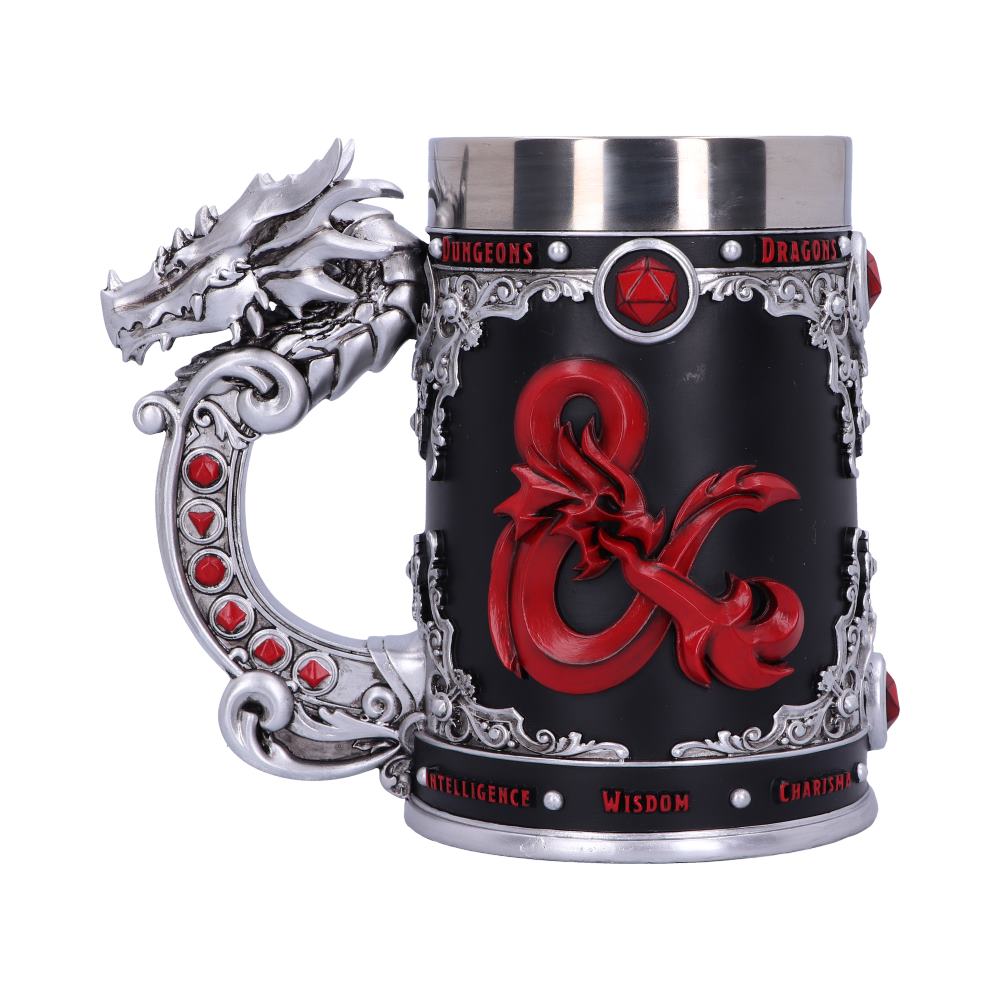Dungeons & Dragons D20 Dragon Handle Tankard 15.5cm – Nemesis Now