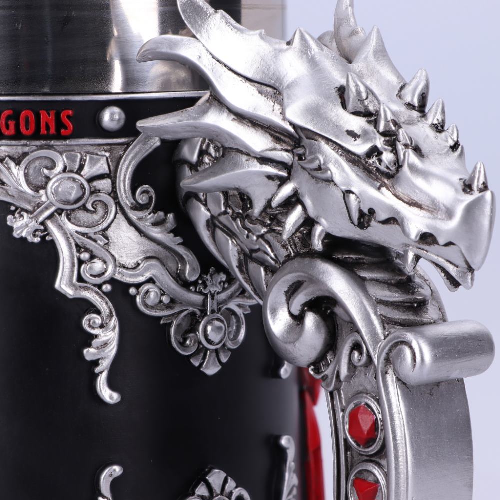 Dungeons & Dragons D20 Dragon Handle Tankard 15.5cm – Nemesis Now
