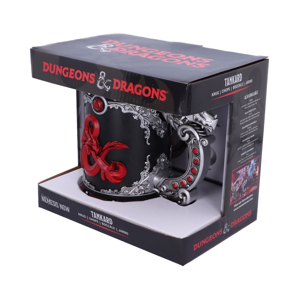 Dungeons & Dragons D20 Dragon Handle Tankard 15.5cm – Nemesis Now
