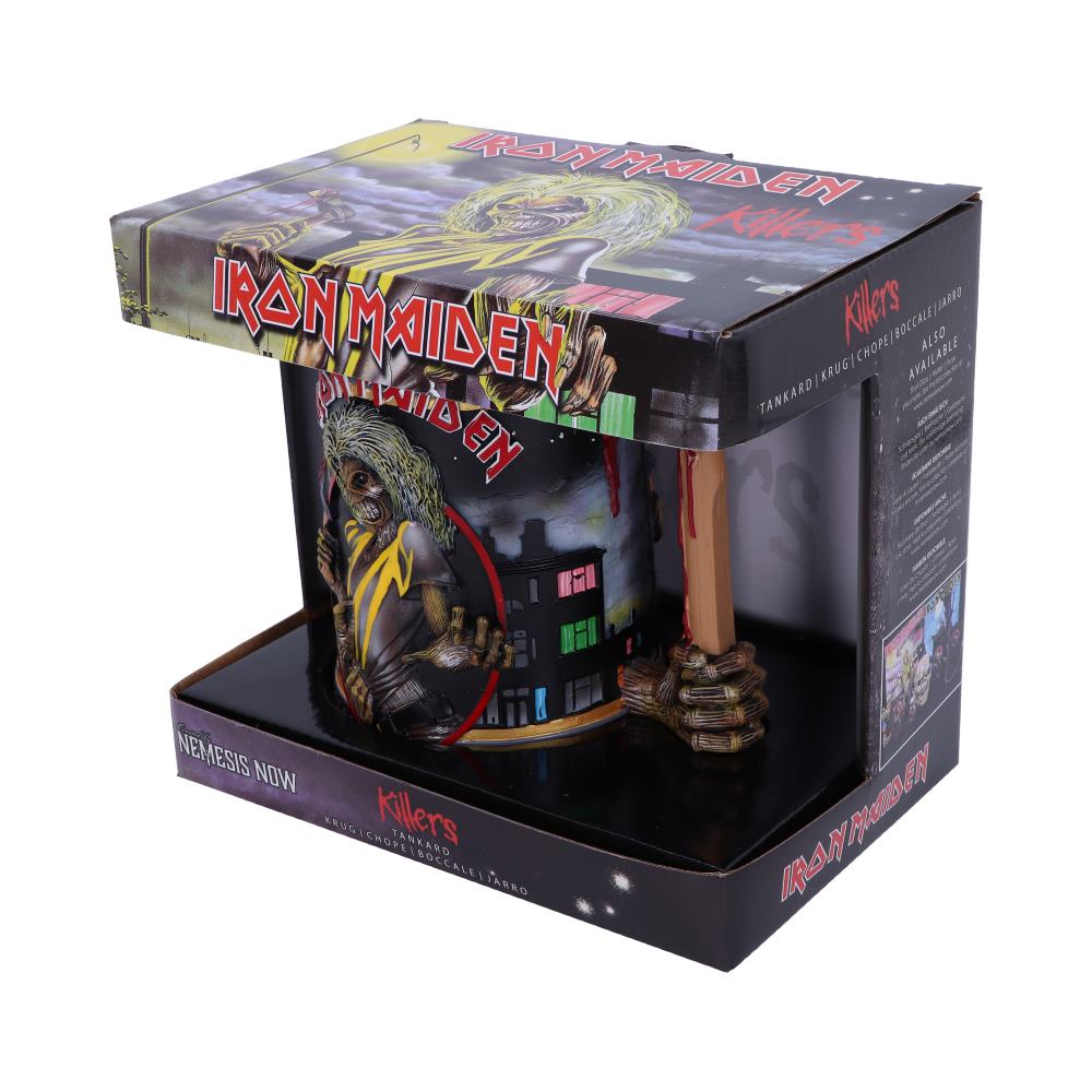 Iron Maiden Killers Album Tankard, 15.5cm | Nemesis Now