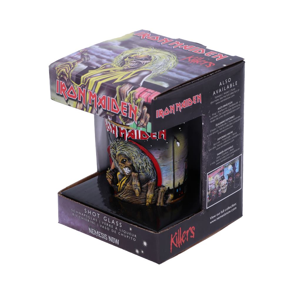 Iron Maiden Killers Eddie Album Art Shot Glass | Nemesis Now