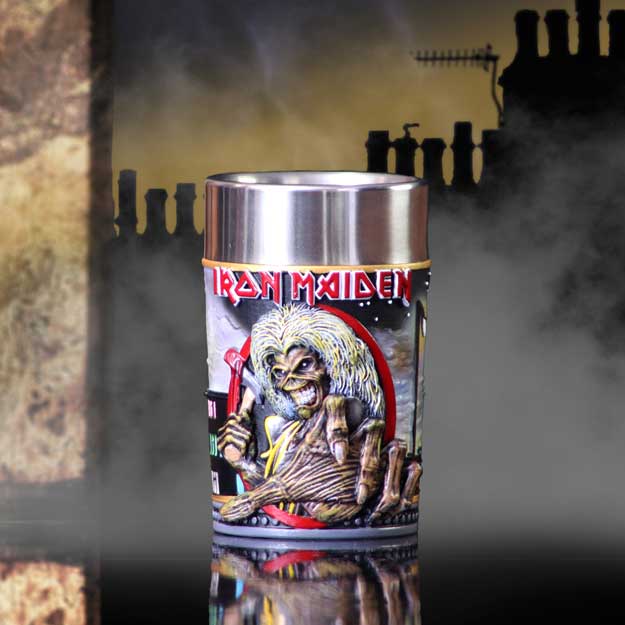 Iron Maiden Killers Eddie Album Art Shot Glass | Nemesis Now