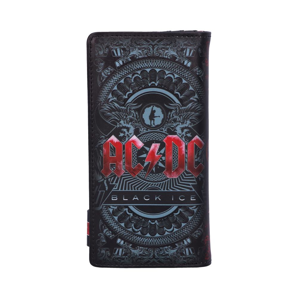 AC/DC Black Ice Embossed Purse Wallet 18.5cm