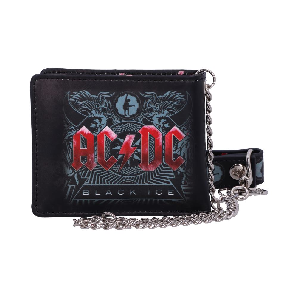 AC/DC Leather Wallet with Chain, 11cm