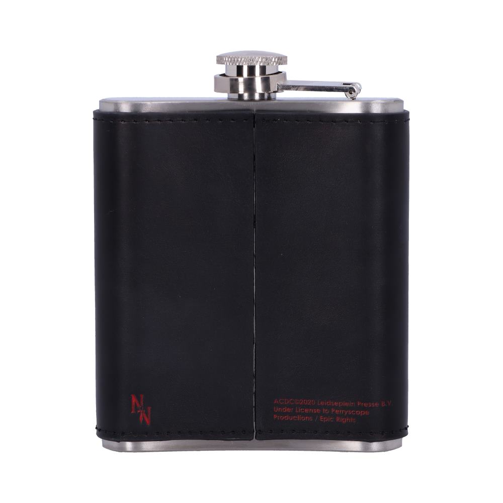 AC/DC Black Ice Hip Flask, 7oz