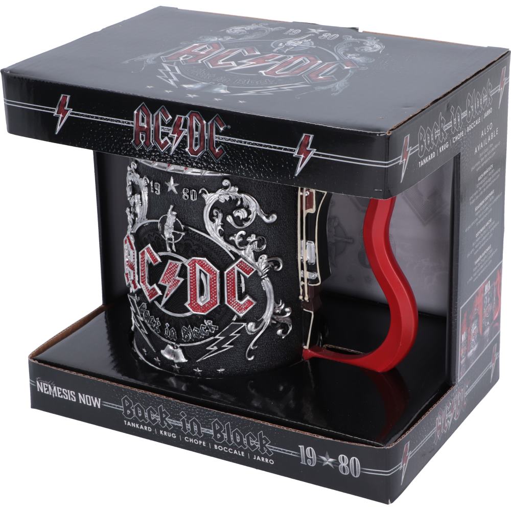 AC/DC Back in Black Tankard Collectible, 16cm