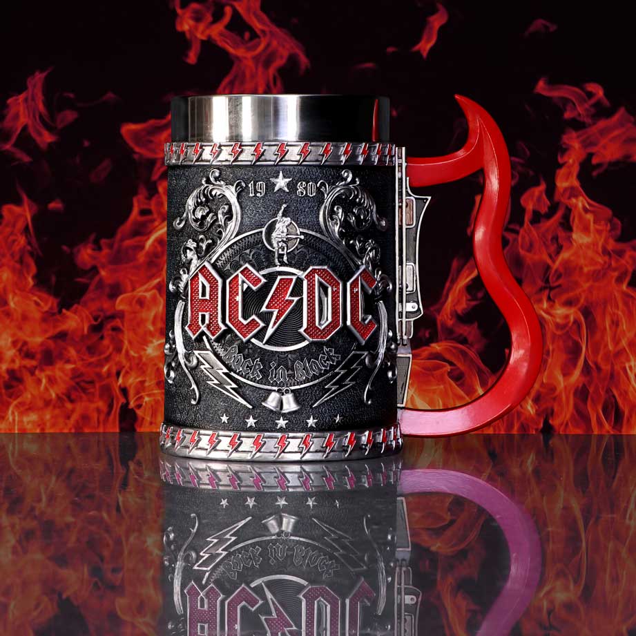 AC/DC Back in Black Tankard Collectible, 16cm