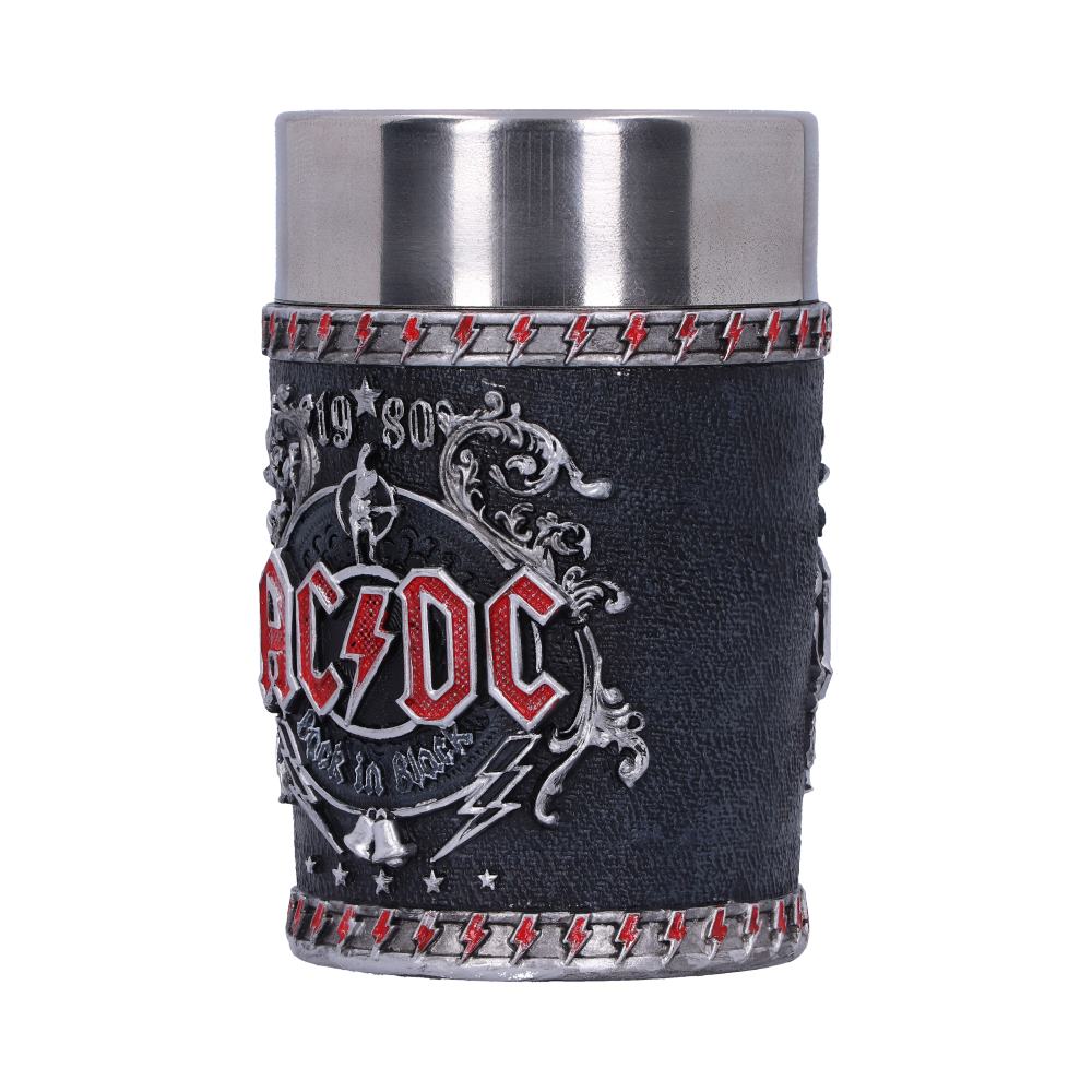 AC/DC Back in Black Shot Glass Collectible, 8.5cm