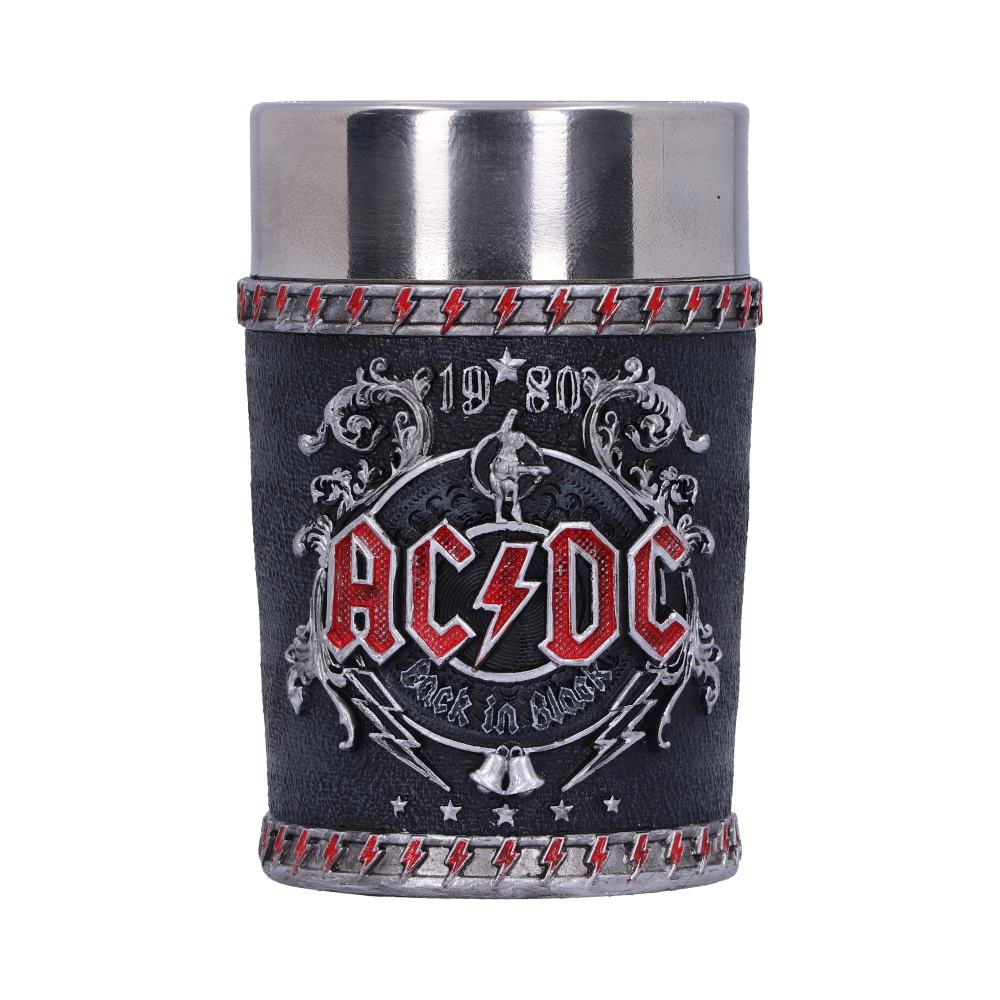 AC/DC Back in Black Shot Glass Collectible, 8.5cm