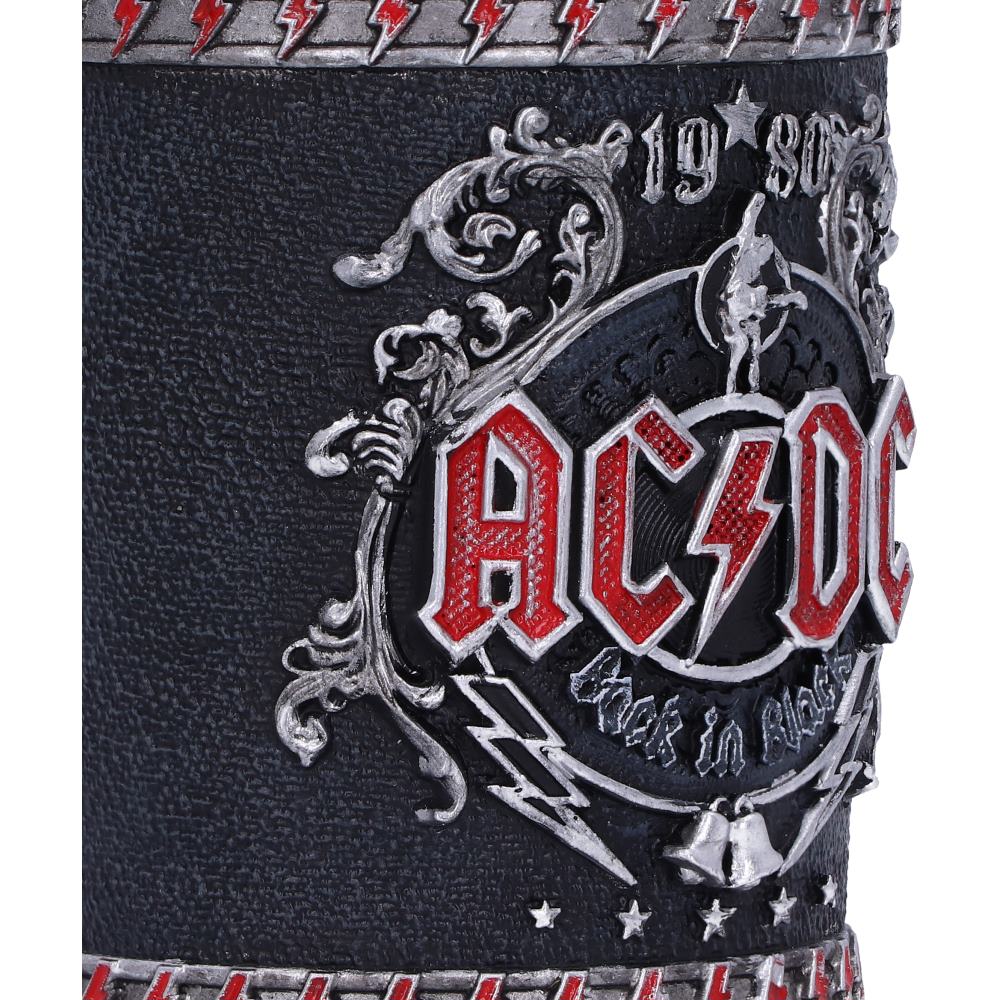 AC/DC Back in Black Shot Glass Collectible, 8.5cm
