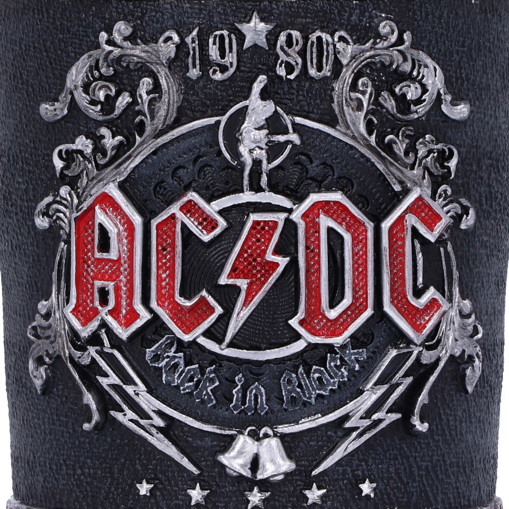 AC/DC Back in Black Shot Glass Collectible, 8.5cm