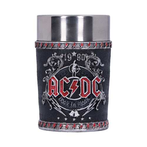 AC/DC Back in Black Shot Glass Collectible, 8.5cm