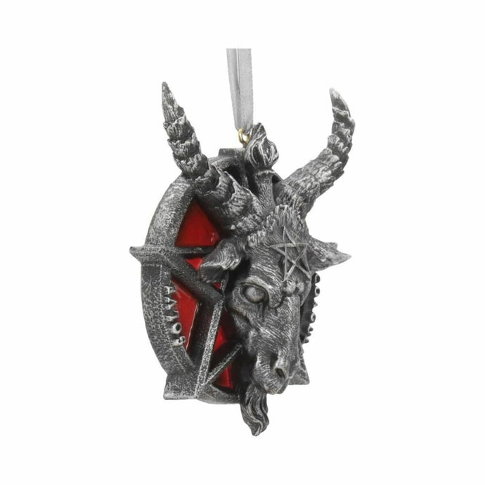 Baphomet Head Pentagram Hanging Ornament 9.5cm – Nemesis Now