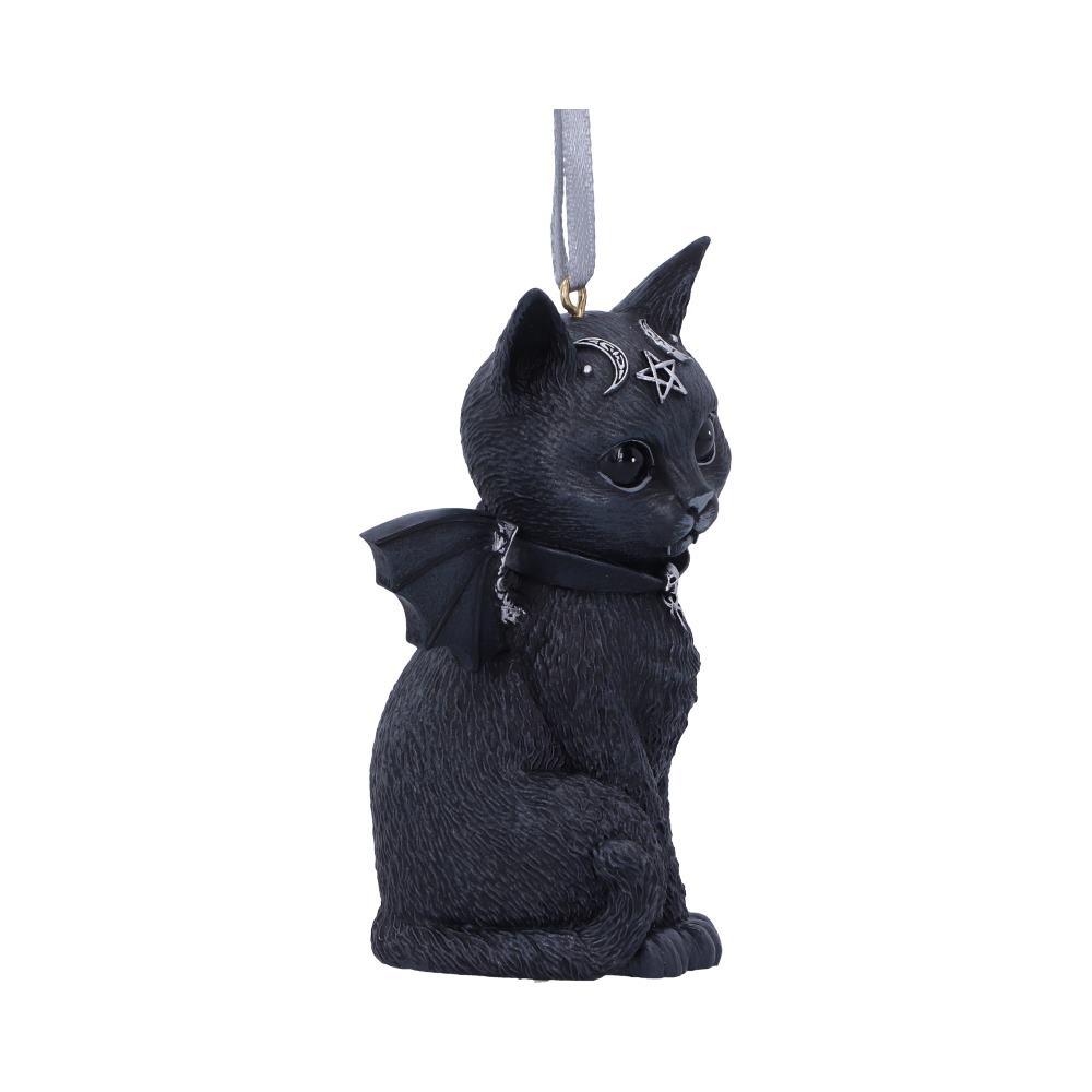 Malpuss Black Bat Cat Hanging Ornament 9.2cm – Nemesis Now