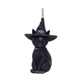 Purrah Black Witch Cat Hanging Ornament 11.5cm – Nemesis Now