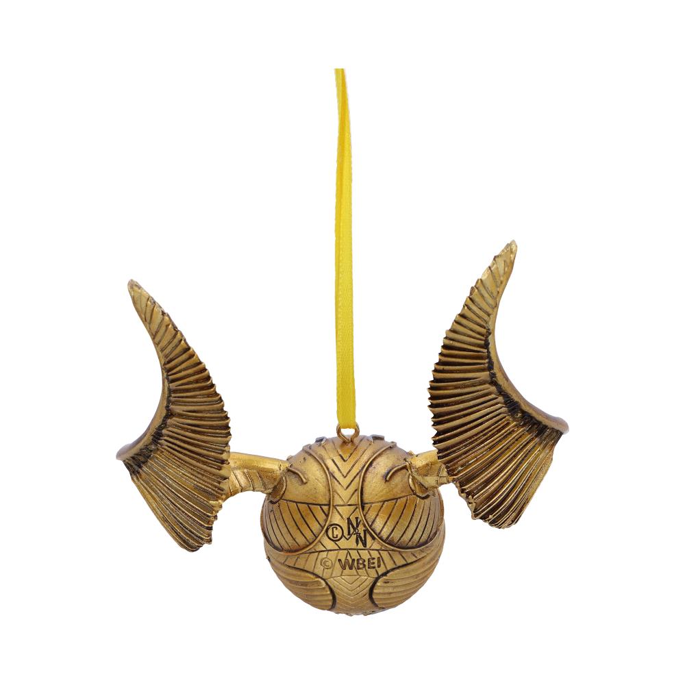 Harry Potter Golden Snitch Quidditch Christmas Ornament