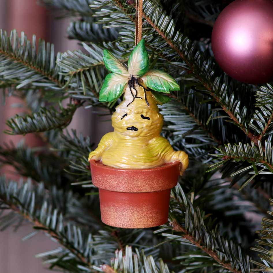 Harry Potter Mandrake Hanging Ornament 9.5cm – Officially Licensed