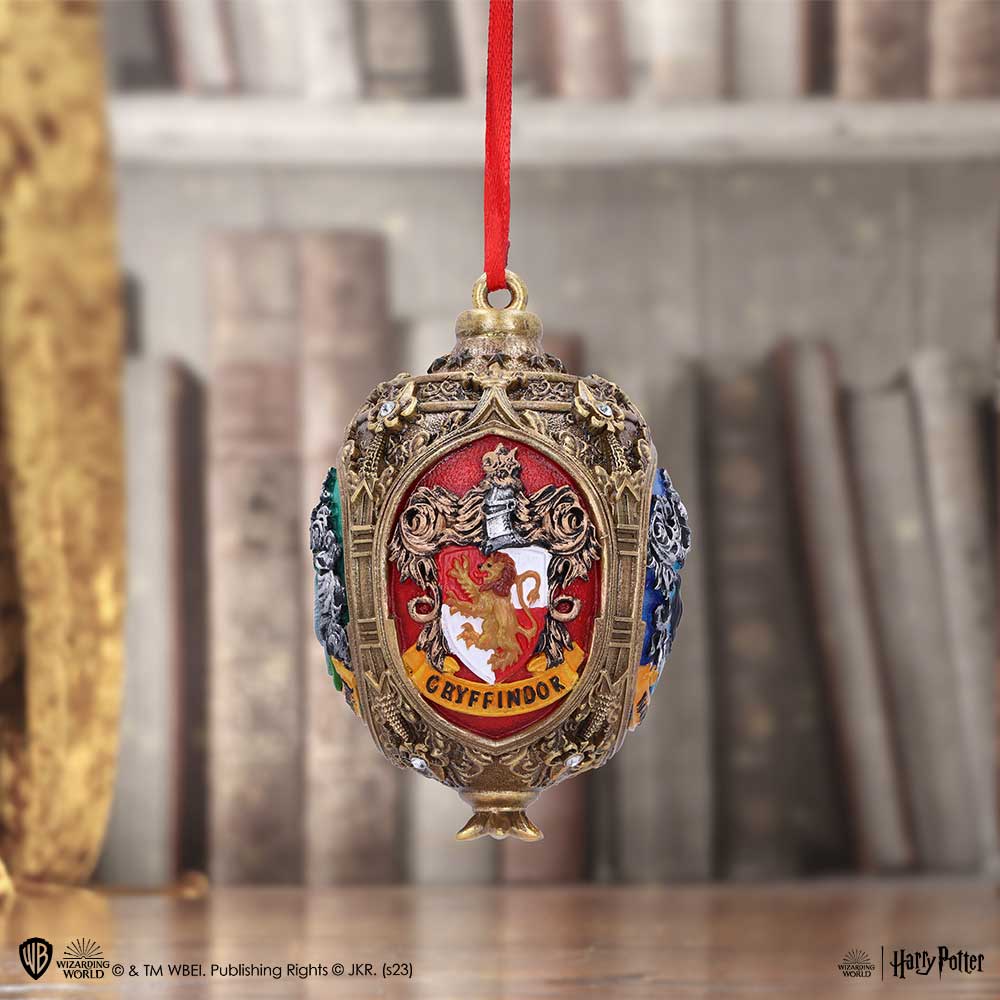 Harry Potter Four Hogwarts Houses Christmas Ornament 9.5cm