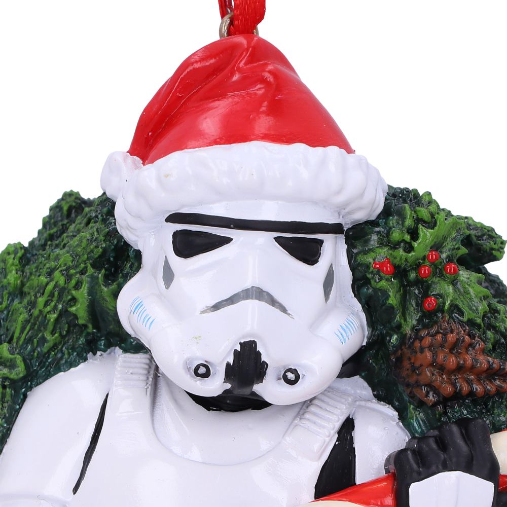 Stormtrooper Wreath Christmas Hanging Ornament | Nemesis Now