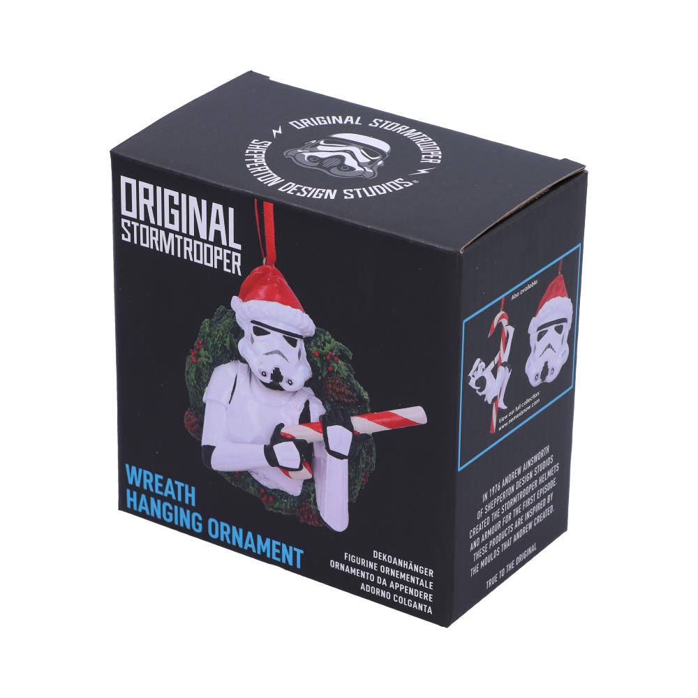 Stormtrooper Wreath Christmas Hanging Ornament | Nemesis Now