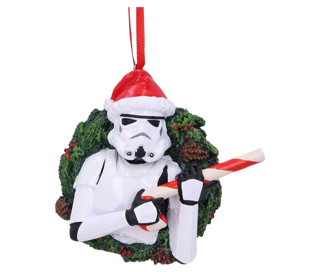 Stormtrooper Wreath Christmas Hanging Ornament | Nemesis Now
