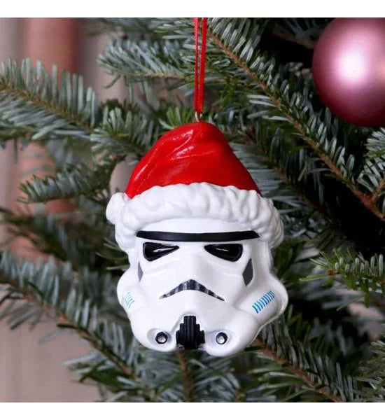Stormtrooper Santa Hat Hanging Ornament | Nemesis Now