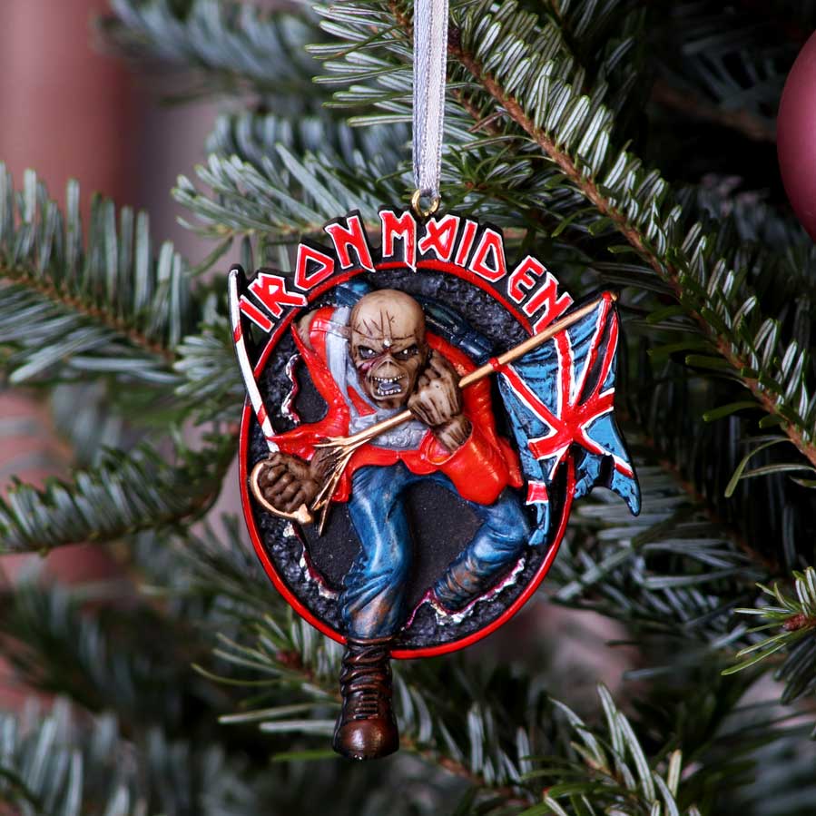 Iron Maiden The Trooper Hanging Ornament 8.5cm | Nemesis Now