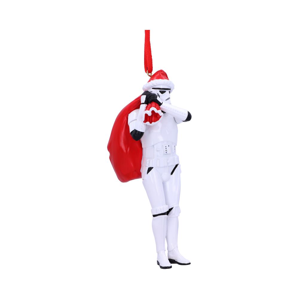 Stormtrooper Santa Sack Hanging Ornament 13cm | Nemesis Now