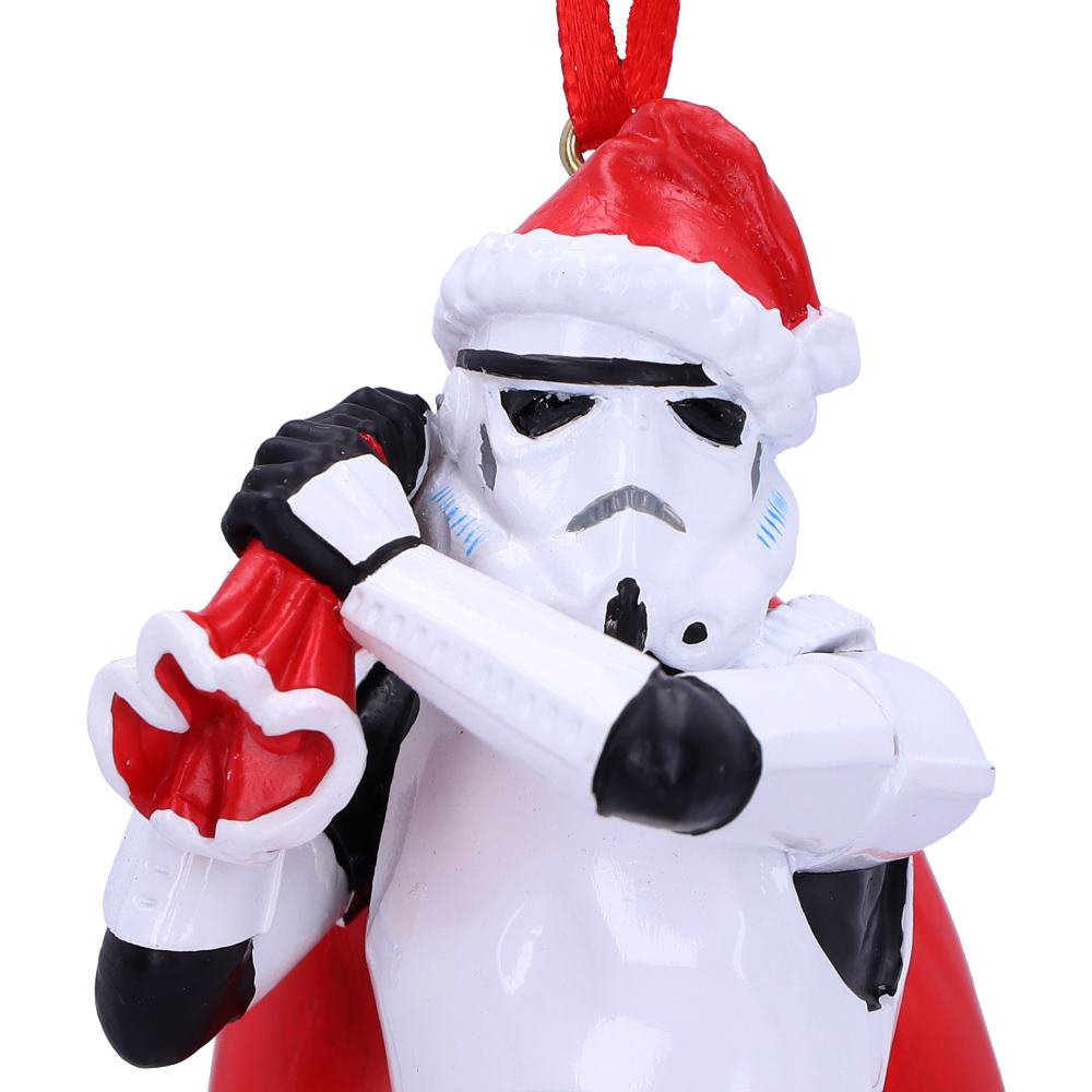 Stormtrooper Santa Sack Hanging Ornament 13cm | Nemesis Now
