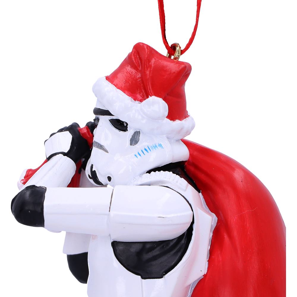 Stormtrooper Santa Sack Hanging Ornament 13cm | Nemesis Now
