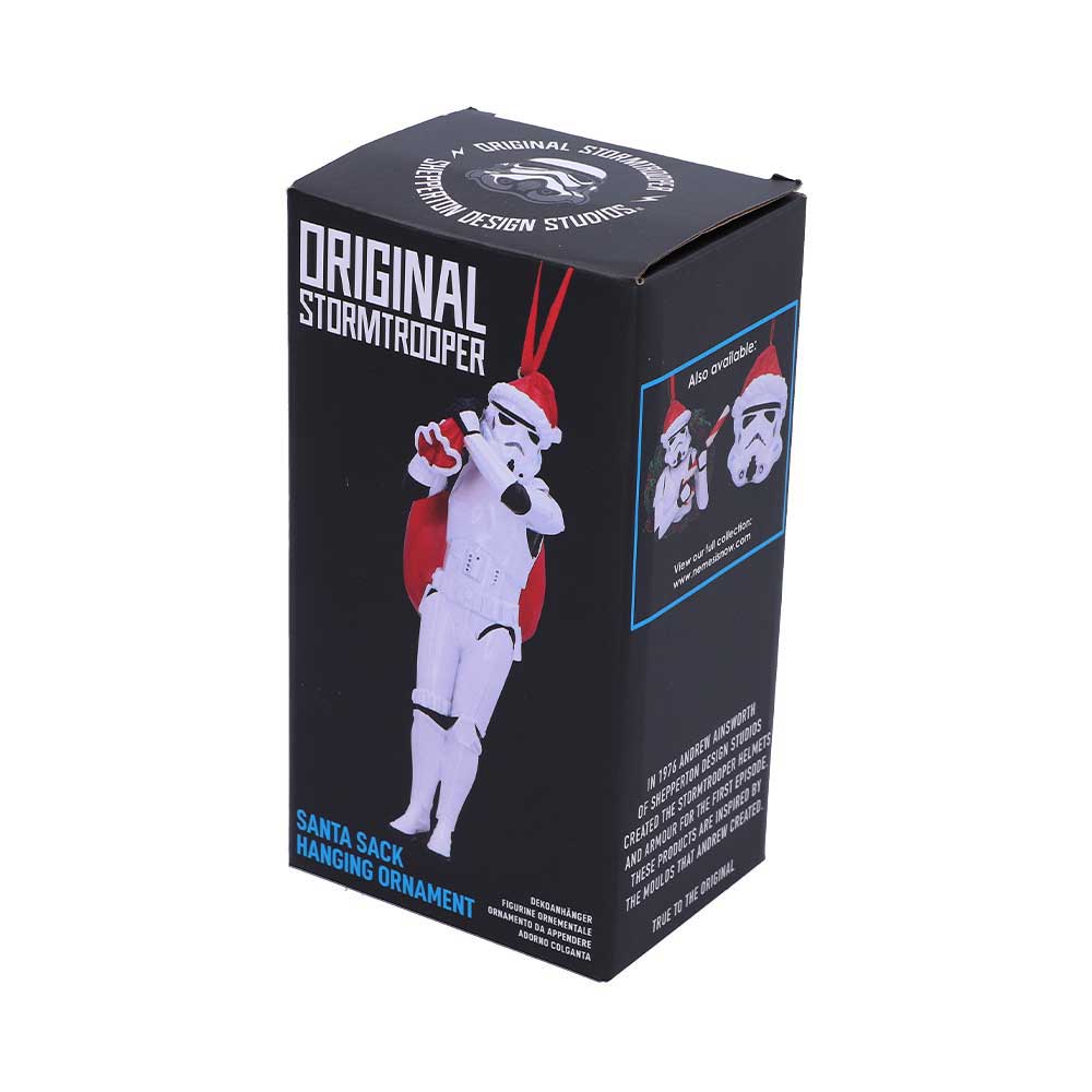 Stormtrooper Santa Sack Hanging Ornament 13cm | Nemesis Now