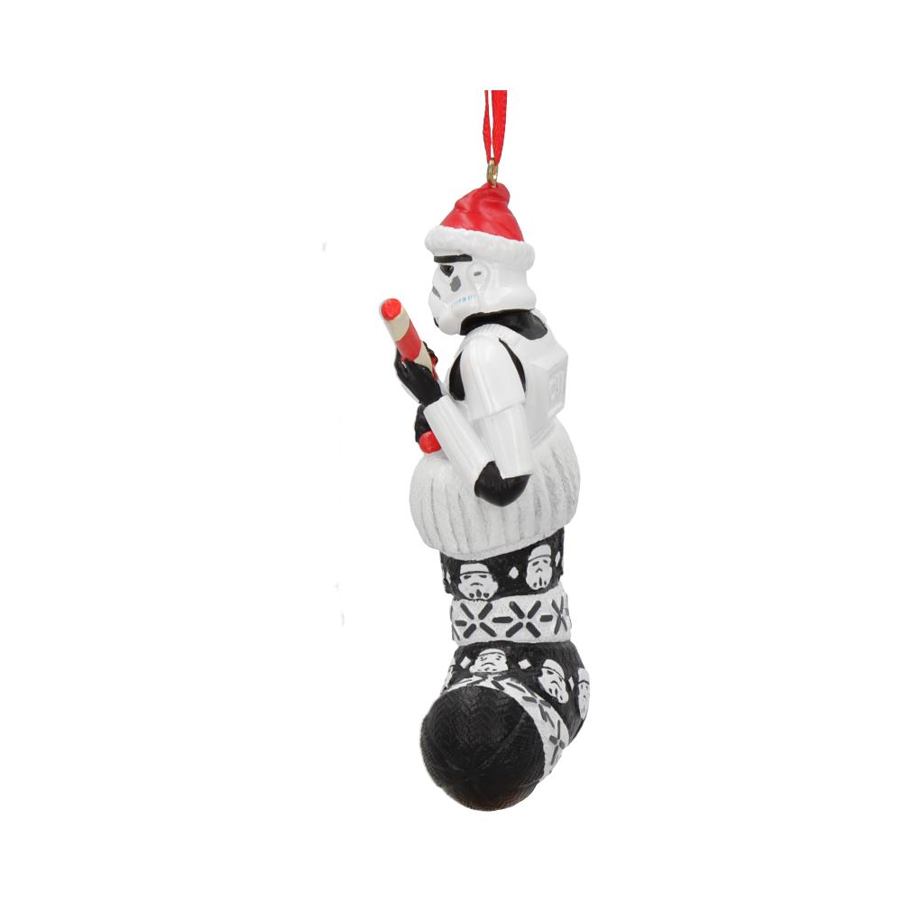Stormtrooper in Stocking Christmas Hanging Ornament, 11.5cm