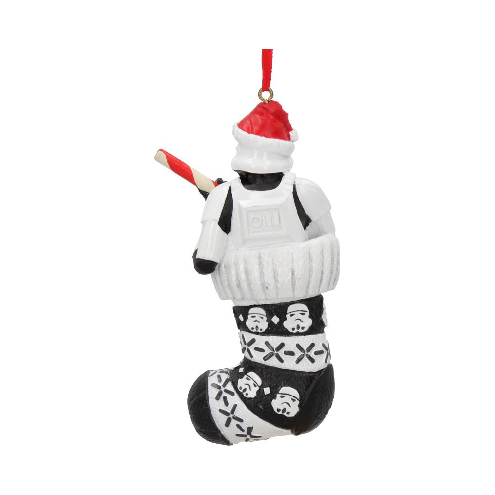 Stormtrooper in Stocking Christmas Hanging Ornament, 11.5cm
