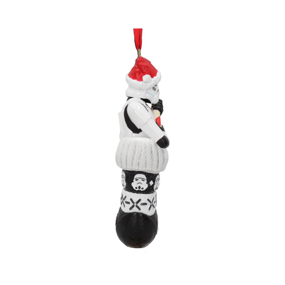 Stormtrooper in Stocking Christmas Hanging Ornament, 11.5cm