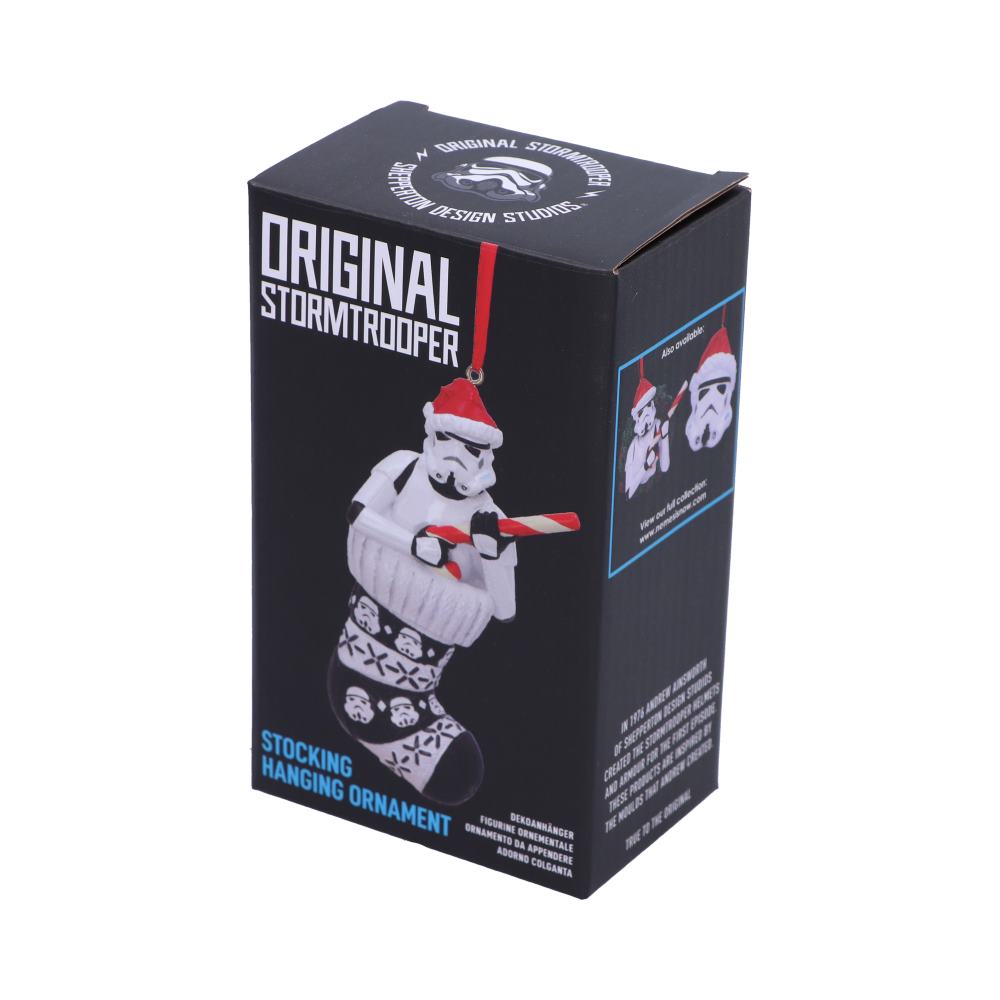 Stormtrooper in Stocking Christmas Hanging Ornament, 11.5cm